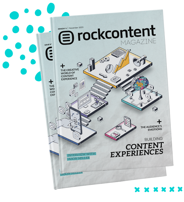 Rock Content Magazine Mockup